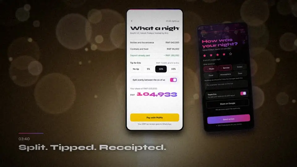 Split. Tipped. Receipted.